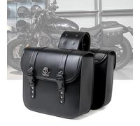 LiYaBaiHuo 1 Paire Sacoches De Selle Étanches pour Ducati Monster 937, Cuir Sac Porte-Bagages Multifonction avec Outils Et Bagages