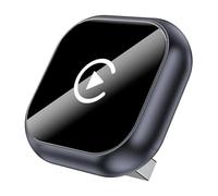 LiYaBaiHuo Adaptador CarPlay pour Delanteros Dobles Y Traseros, USB Bluetooth 5.3 et WiFi 6 Plug and Play Connexion Automatique, D/Gray