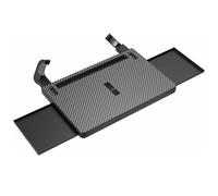 LiYaBaiHuo Tablette Voiture pour Skoda Kamiq 2019-2026, Support De Repas Polyvalent Table Extensible Les Voyages et Les Longues Distances,B/Carbon Fiber
