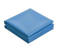 Liyadolaam Bâche d'étang PEHD 6Mil 1x8m 2x3m 4x4m 5x5m 6x10m 10x12m Bleu Coupe Facile Antiperforationn Membrane imperméable étangs Poissons ingénierie des Ressources Eau Ruisseaux(5x8m)