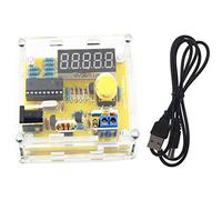 Liyafy Oscillateur en cristal 1 Hz - 50 MHz - Compteur de fréquence - Testeur de mesure - Boîtier durable - Kit LED DIY