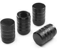 liyahuihh 4 Pièces Bouchons de Valve Métal pour Hyundai Sonata Plug-in Hybrid 2016-2019 - Joint Étanche, Résistants à la Corrosion, Installation Facile,Black/A