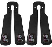 LIYANDAFA 2 Pcs Crochet pour Dossier de Siège de Voiture Cuir Suédé pour MG Marvel X 2018-2021, Support Sac à Main Organisateur Siège Arrière Auto Accessoire,Black