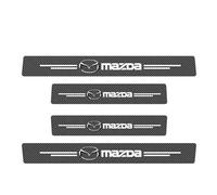 LIYANDAFA 4 Pcs Protection Seuil de Porte Voiture en Fibre de Carbone pour Mazda 6 Kombi (GJ GL) AB 2012, Étanches Accessoires Voiture, Style De Seuil De Voiture