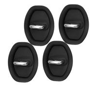 LIYANGT1 4 Pièces Couvercle Serrure Porte de Voiture pour Toyota Yaris Cross/Hybrid 2020 2021 2022 2023 2024 2025, Car Silicone Door Latch Protective Cover Protection de Loquet en Silicone,Black