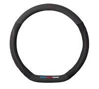 LIYANGT1 Couvre Volant Voiture pour Renault Clio 5 (V) I 2019-2024, Respirant Housse De Volant en Cuir Housse Volant Automobile Protection Élastiqu,Black D