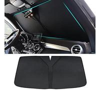 LiyanWu Pare Soleil Voiture Pare Brise Avant pour VW T-Cross 2019-2023, Protection Solaire pour Voiture Pare-Soleil Avant Pliable Anti UV