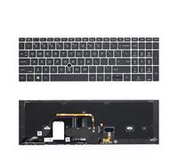 LIYANYG Clavier rétroéclairé Russe pour Ordinateur Portable HP ZBOOK Fury 15 G7/G8 0,6 Pouce C13C-5(US Original Backlit)