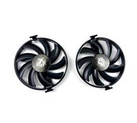 LIYANYG pour Ventilateur de Refroidissement 4pin FDC10U12S9-C RX470 GPU pour XFX pour Radeon RX 480 470 470D RS Ventilateurs Carte Graphique Black Wolf(2pcs)