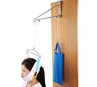 Liyeehao Kit de Traction cervicale, Kit Complet de Traction cervicale, Dispositif de Traction cervicale de Taille réglable Hamac de soulagement du Cou Système de Traction cervicale pour Hommes pour