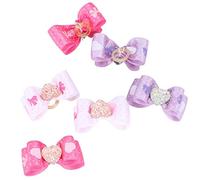 Liyeehao Noeuds de Poils de Chien Moyens, matériau en Polyester de qualité Durable et résistant à l'usure, Noeud de Cheveux pour Animaux de Compagnie 15Pcs, pour Pet Cat Party Small Dog Home