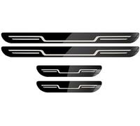 LiYeeYP 4 Pièces Acier Inoxydable Plaques Seuil Porte Voiture pour Renault 5 (R5) E-Tech 2025 2024, Plaque Seuil Seuil Porte de Voiture, Accessoires de Décoration Extérieure