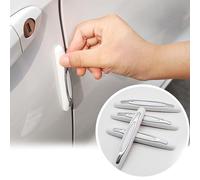 LiYeeYP 4 Pièces Protection Portiere Voiture pour Toyota Prius IV et Autres Voitures, Protege Porte Voiture Accessoire Voiture,White