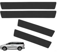 LiYeeYP 4 Pièces Seuil de Porte Adhesif pour Protection Portiere Voiture pour Ford Explorer 2011-2019, Autocollants de Bas de Caisse en Fibre de Carbone pour Voiture