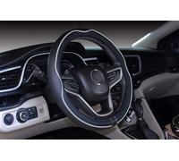 LiYeeYP Housse De Volant pour Clio IV V Clio 4 5 RS Grandtour 2014-2022, Couvre Volant de Voiture Couverture de Volant de Voiture protège Volant Caches de Volant