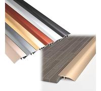 LIYI929GP Barre De Seuil 43mm Large, Bande De Transition en Aluminium Noire Or Argent, Profilés De Transition pour Bois Au Carrelage, Transitions Et Trim De Seuil, avec Adhésif, pour Porte/Balcon