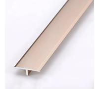 LIYI929GP Profilé en T, Noir Blanc Profil Rail De Transition Plate, Transition Facile Fixation, Bande De Moulure De Bord pour Moquette Et Revêtement De Sol, 90cm Long Aluminium Anodisé Barre De Seuil