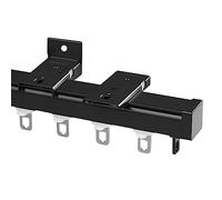 LIYI929GP Rail De Plafond en Aluminium pour Rideaux - Heavy-Duty Curtain Rails with Mute Track Curtain Room Divider - Plafond Ou Au Mur - for Bathroom, Shower Room, Bedroom, Hospital, RV, Camper