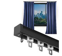 LIYI929GP Rail De Rideau pour Fenêtre, Tringle À Rideau De Séparation Kit De Système De Tringle pour Rail De Rideau, Rail De Douche Coulissant, pour Chambre Salon Portes Salles De Bain Magasin Gazebo