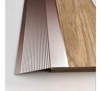 LIYI929GP Rampe De Seuil en Aluminium Convient pour Pente De Seuil De 10-40mm, 10cm De Large Autocollante Seuil De Porte Barre Baguette Recouvrement, Finition pour Moquette Et Sol, Bois sur Carrelage