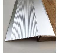 LIYI929GP Rampe De Seuil en Aluminium Convient pour Pente De Seuil De 10-40mm, 10cm De Large Autocollante Seuil De Porte Barre Baguette Recouvrement, Finition pour Moquette Et Sol, Bois sur Carrelage