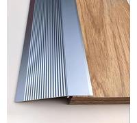 LIYI929GP Rampe De Seuil en Aluminium Convient pour Pente De Seuil De 10-40mm, 10cm De Large Autocollante Seuil De Porte Barre Baguette Recouvrement, Finition pour Moquette Et Sol, Bois sur Carrelage