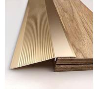 LIYI929GP Rampe De Seuil en Aluminium Convient pour Pente De Seuil De 10-40mm, 10cm De Large Autocollante Seuil De Porte Barre Baguette Recouvrement, Finition pour Moquette Et Sol, Bois sur Carrelage