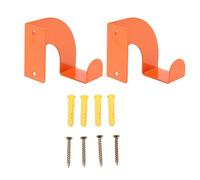 LIYJTK 2 Pack Chainsaw Wall Mount Holder Heavy Duty Space Saving Organizer for Garage Shed Workshop Metal Tool Hanger