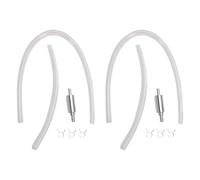 LIYJTK 2 Set Brake Bleeding Kit Universal Hydraulic Brake Bleeder Clutch Bleeding Hose One Way Valve Tube Bleeding Tool for Car Motorcycle Bike PC SUS