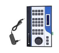 LIYJTK 3D Camera PTZ Controller ABS Mini Analog PTZ Dome Camera Keyboard with LCD Display and 3D Joystick for Bank Monitor Security