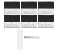 LIYJTK 6pcs extérieur Couleurs solaires changements à LED étape lumières étapes d'escalier de la clôture de la clôture du Jardin étanche