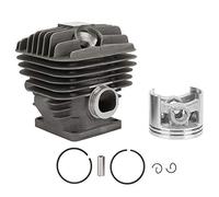 LIYJTK Accessoires pour Outils électriques, kit de Piston de Cylindre, Kits de Cylindre de tronçonneuse MS460 046, pièces de quincaillerie, Cylindre pneumatique en Aluminium