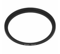 LIYJTK Bague d'adaptation de Filtre Noir, convertisseur d'objectif en Alliage d'aluminium pour caméra UV CPL ND (67-72mm)