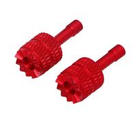 LIYJTK Bâtons de télécommande RC Portables, compacts, en Alliage d'aluminium, Bascule Ergonomique, 2 pièces, pour Mini 3 Pro (Rouge)