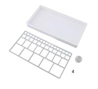 LIYJTK Boîte de Rangement de pièces de montée sur Le Stockage divisé Pièces de Maintenance Pièces avec Couverture Idéal pour Les ateliers et Les Bureaux