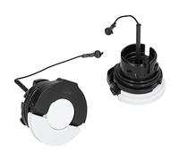 LIYJTK Bouchon de réservoir d'essence pour tronçonneuse MS210 MS250 MS360, Couvercle d'huile Moteur à Essence, 2 pièces