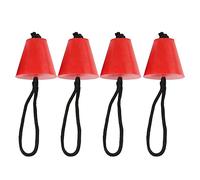 LIYJTK Bouchons universels gonflables du Bateau Gonflable de silice de scupper Gel pour Kayaks Rouges