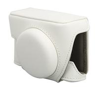 LIYJTK Caméra Sac Anti-Impact Anti-Impact inférieur Classique Simple Protecteur en Faux Cuir zv1 (Blanc)