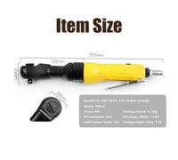 LIYJTK Clé à cliquet pneumatique, couple élevé, fonctionnement fluide pour réparation automobile, jaune, 3/8 pouces, 1/2 pouces (9,5 mm)