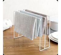 LIYJTK Comptoir De Cuisine Torchon étendoir Porte-Serviettes Support De Rangement en Métal Torchon Porte-Serviettes Support De Rangement pour Chiffon (Blanc)