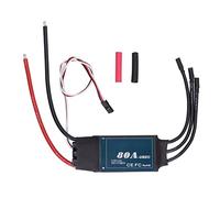 LIYJTK Contrôleur de Vitesse électrique ESC 2-6S sans balais 80A avec Bec 5V 5A pour modèle d'hélicoptère de Drone d'avion RC