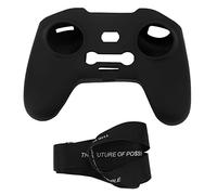 LIYJTK Coque de Protection en Silicone pour contrôleur, avec lanière, Housse de Protection pour Avata, Accessoires pour Drones télécommandés FPV (Noire)