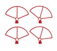 LIYJTK Couvercle d'aile de Lame de Protection d'hélice, Accessoire de Drone pour Mini 3 Pro, 4 pièces (Rouge)