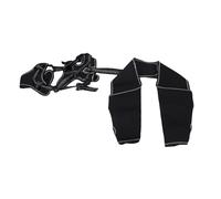 LIYJTK Dog Knee Brace Wrap Harness Set Adjustable Comfortable Breathable Dog Hind Leg Support Brace for Recovery (XL)