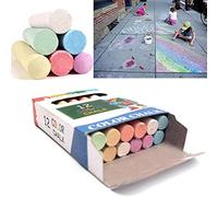 LIYJTK Dust Free Chalk Smooth Texture Makes Writing & Drawing on Blackboards Easy Colorful Drawing Chalk for Blackboard Office School Stationary (Couleur assortie)