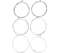 LIYJTK Ensemble de Cordes de Guitare électrique Acoustique Classique, 6 pièces, Accessoires d'instruments à Cordes enroulés en Alliage (Cordes de Guitare électrique)