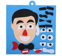 LIYJTK Expressions faciales Puzzle Jouets Creative Émotion Changement Kit de bricolage pour ParentChild Activités Parc Jouer (Type d'hommes)