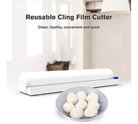 LIYJTK -Film alimentaire réutilisable, distributeur de Film alimentaire, glissière, distributeur de Film en aluminium, rouleau Maximum 30x4.5cm