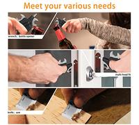 LIYJTK Forme d'animal Outils de combinaison polyvalents Multi-outils multiples 6-en-1 Téléle multifonctionnelle et bit de forage kit de tournevis et de bouteille de clés à cartonne