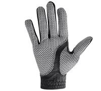 LIYJTK Gants DE Golf Respirants ANTIDÉRAPANTS en Peau DE Mouton Artificielle Noire pour Hommes (Main Droite Simple 27)